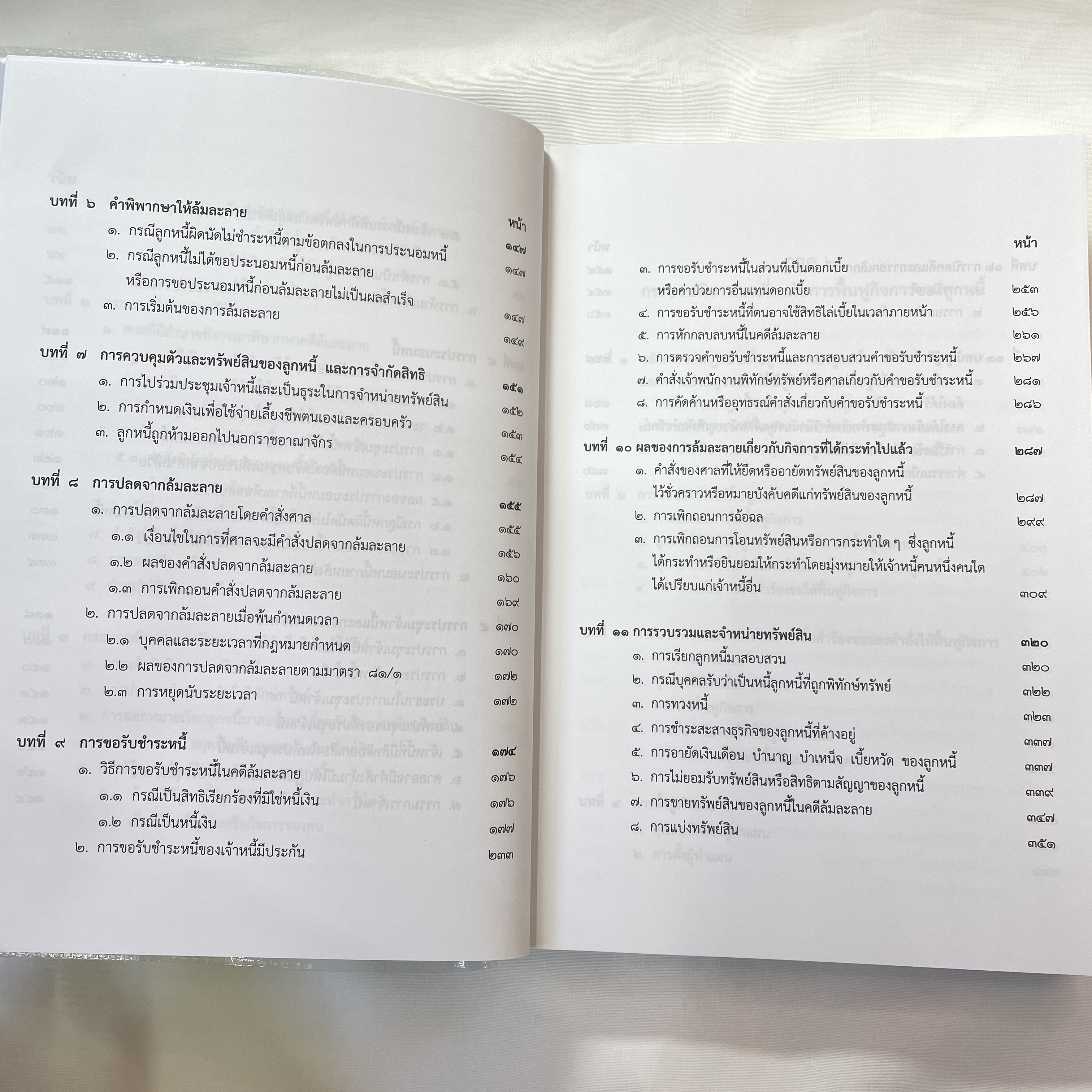 (ตำหนิ) อธิบายกฎหมายล้มละลาย (ชีพ จุลมนต์,ดร.กนก)[การดำเนินคดีล้มละลาย -กระบวนพิจารณาการฟื้นฟูกิจการ]