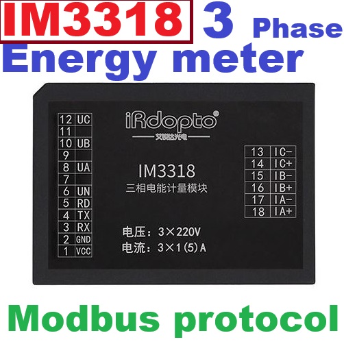 IM3318 three-phase energy metering module-voltage and current environmental protection electricity consumption monitoring electrical parameter acquisition module