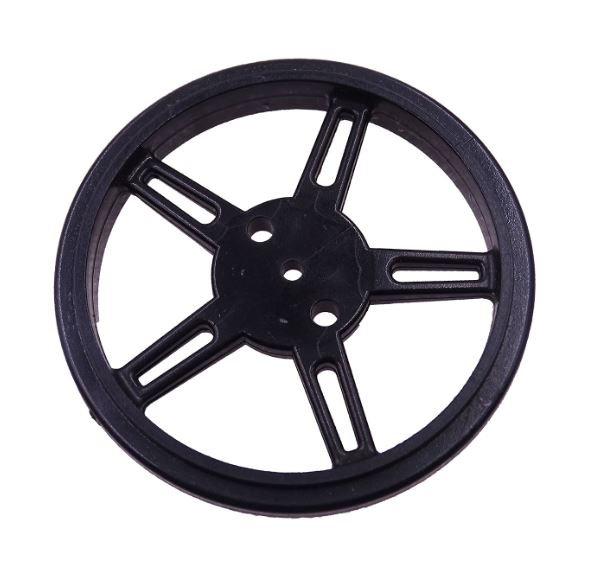 เซอร์โวมอเตอร์ พร้อมล้อรถ SG90 Micro Servo 1.8kg/cm (หมุนได้ต่อเนื่อง สั่งหมุนซ้าย, ขวา, หยุด, ปรับความเร็วได้) 4.8V - 6V 360 Degree Continuous Rotation Servo With Servo Wheel DIY Kit