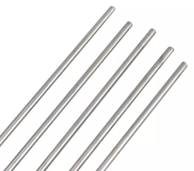 เพลาเหล็ก แกนเหล็ก M2x100mm สำหรับต่อใบพัดลม ใบพัดเรือ กังหัน ล้อรถ อื่นๆ M2*100mm.