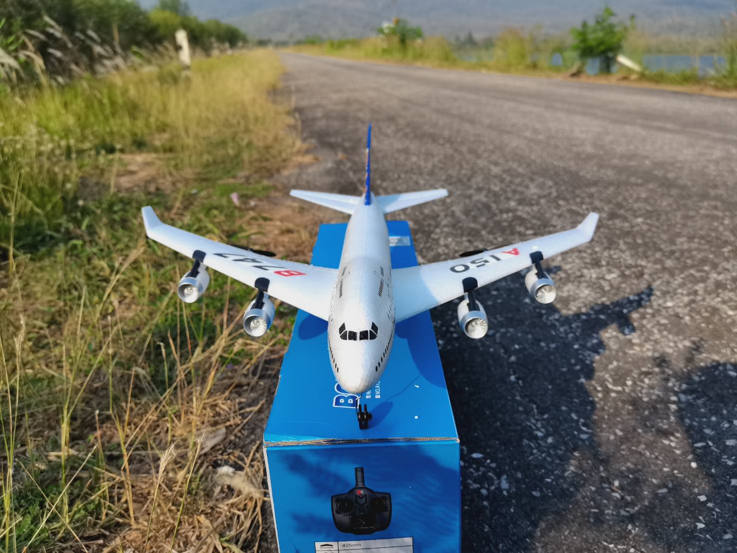 เครื่องบังคับวิทยุ WLtoys XK A150 Airbus B747 EPP 2.4G เครื่องบินชุดพร้อมเล่น RTF