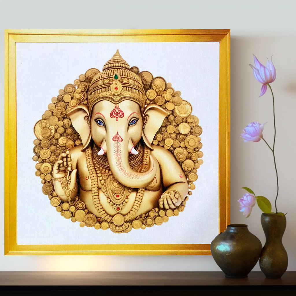 ศิลปะภาพพิมพ์องค์พระพิฆเนศ Ganesh_02