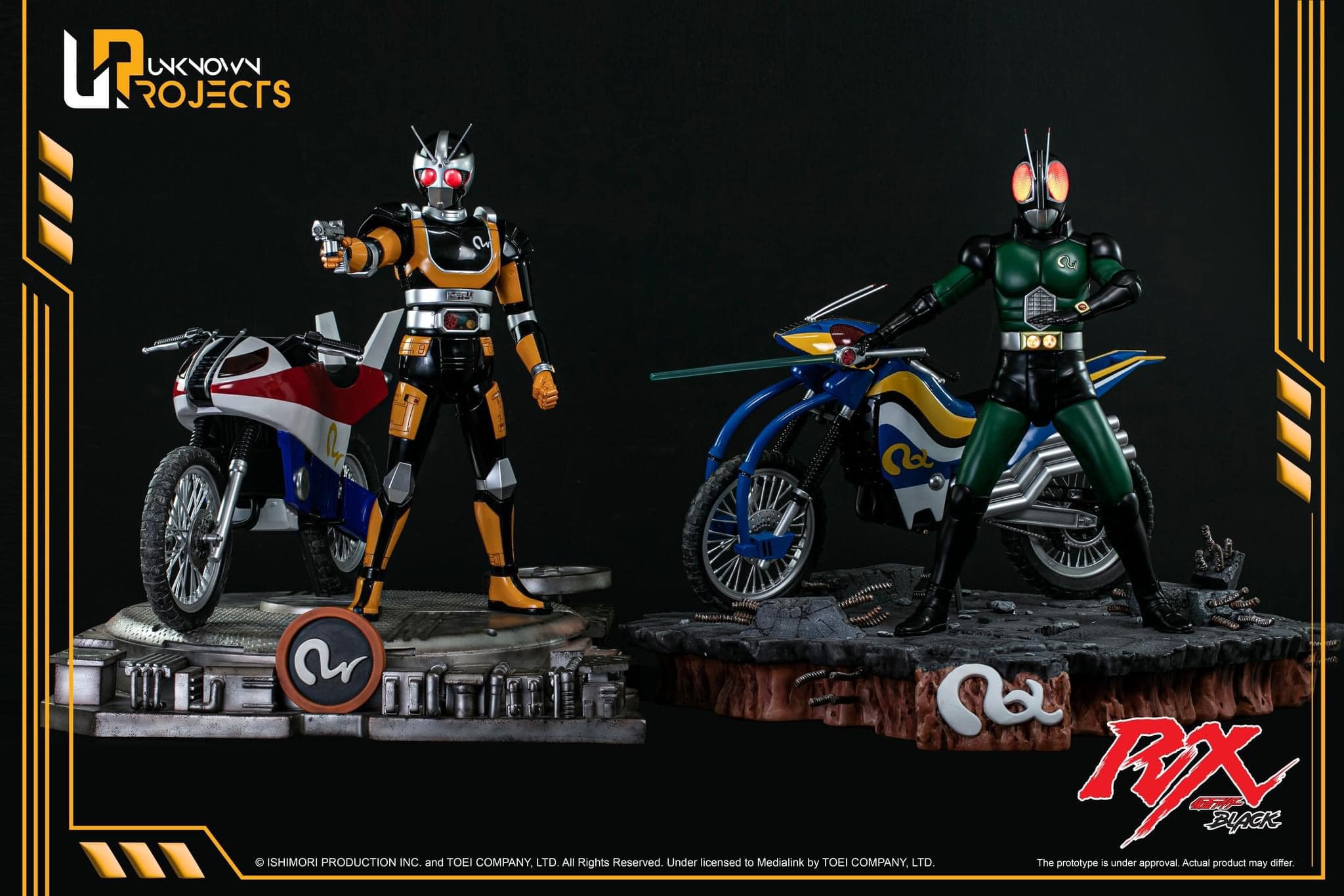 Unknown Projects Classic Signature Arte Series Masked Rider BLACK RX Roborider