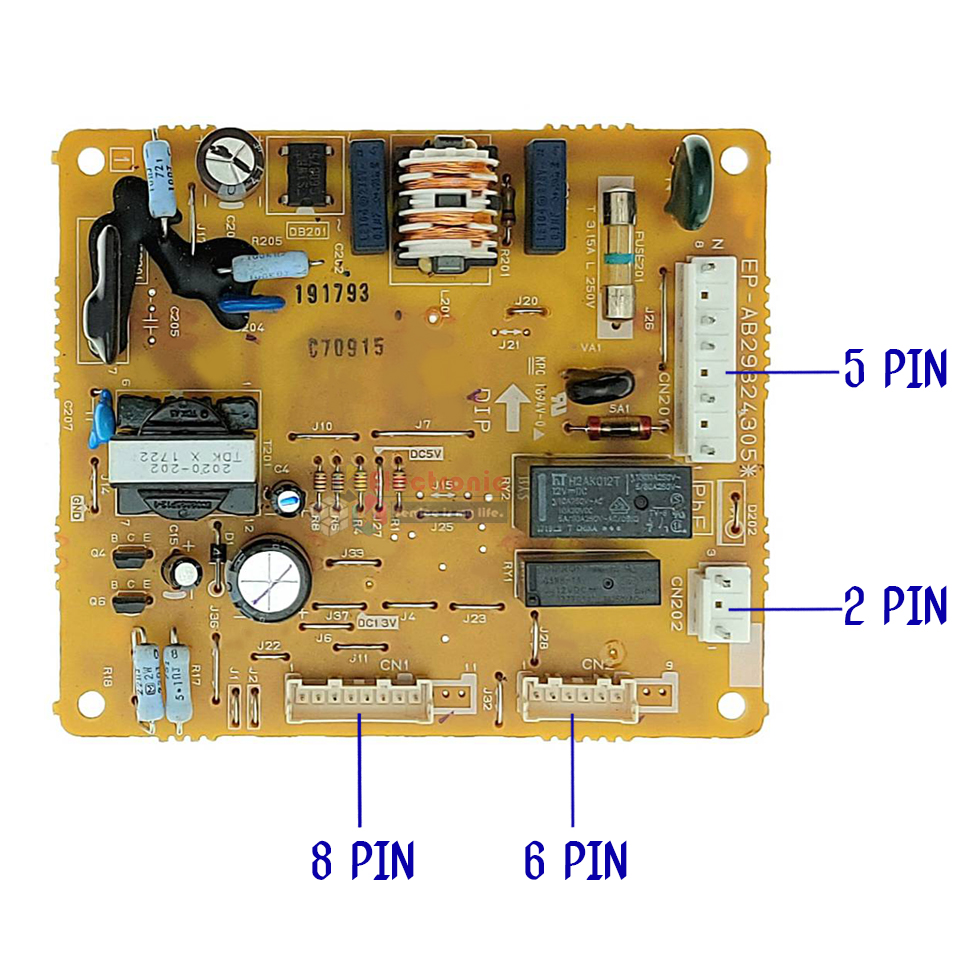 บอร์ดตู้เย็นPANASONIC/แผงตู้เย็น พานาโซนิค รุ่น NR-BT224LHTH/NR-BT228SSTH/NR-BT268SKTH/NR-BT268SSTH/NR-BT268SATH/NR-BT223/NR-BT228SST2/NR-BT263*อะไหล่แท้