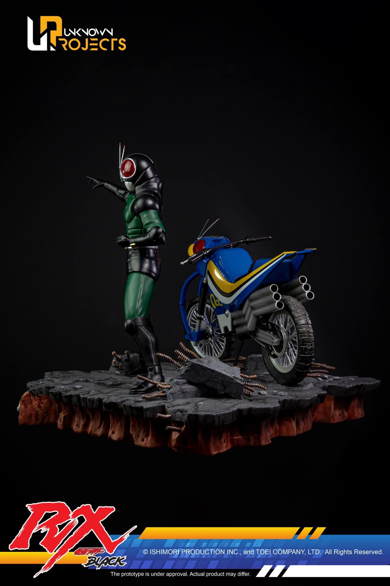 Unknown Projects Classic Signature Arte Series Masked Rider BLACK RX [Deluxe Version]