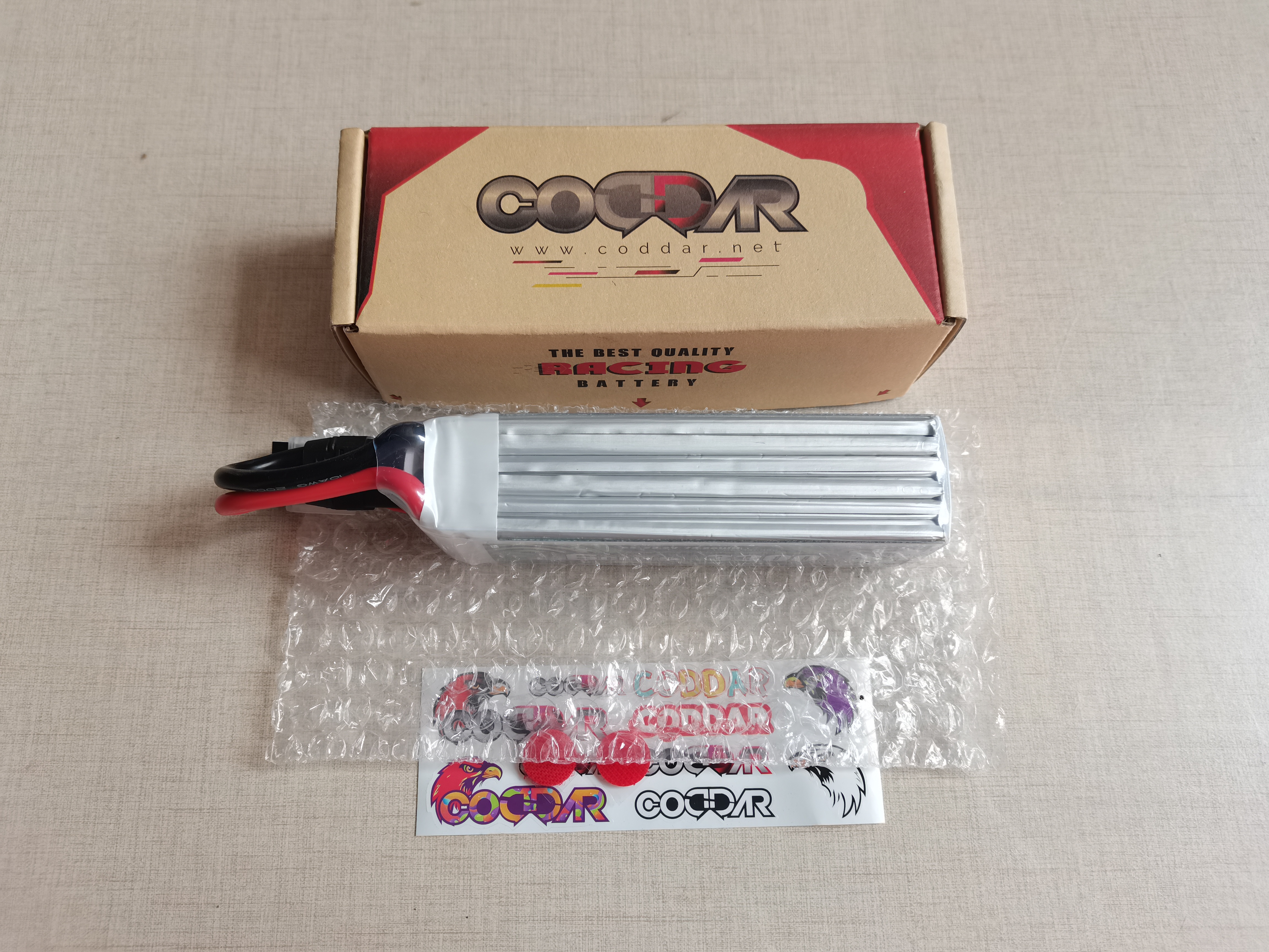 Coddar 2200Mah 6S 22.2V 60c Lipo-Batteri แบตเตอรี่ลิโพ สำหรับเครื่องบินบังคับ รถบังคับ เรือบังคับวิทยุ