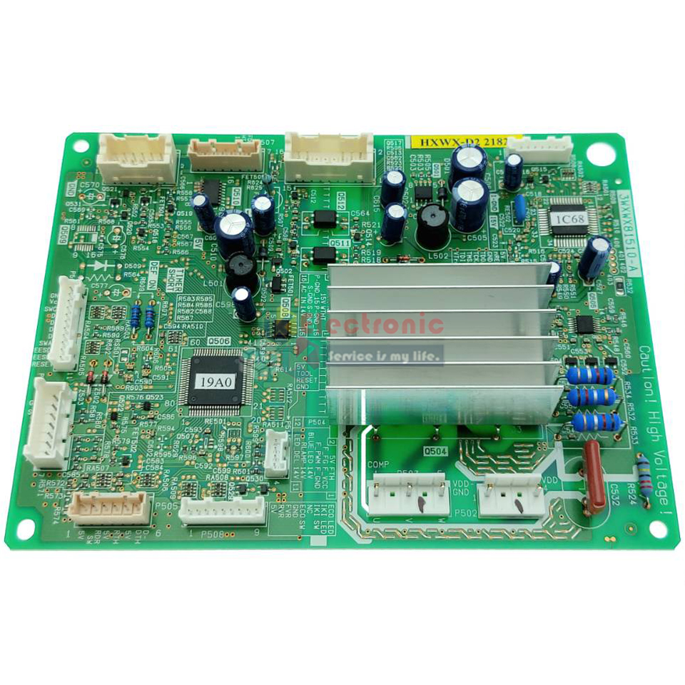 แผงบอร์ดตู้เย็นTOSHIBA(โตชิบา)รุ่น*GR-T41KBZ/GR-T46KBZ*อะไหล่แท้*ใช้ได้กับทุกรุ่นที่ทางร้านระบุไว้