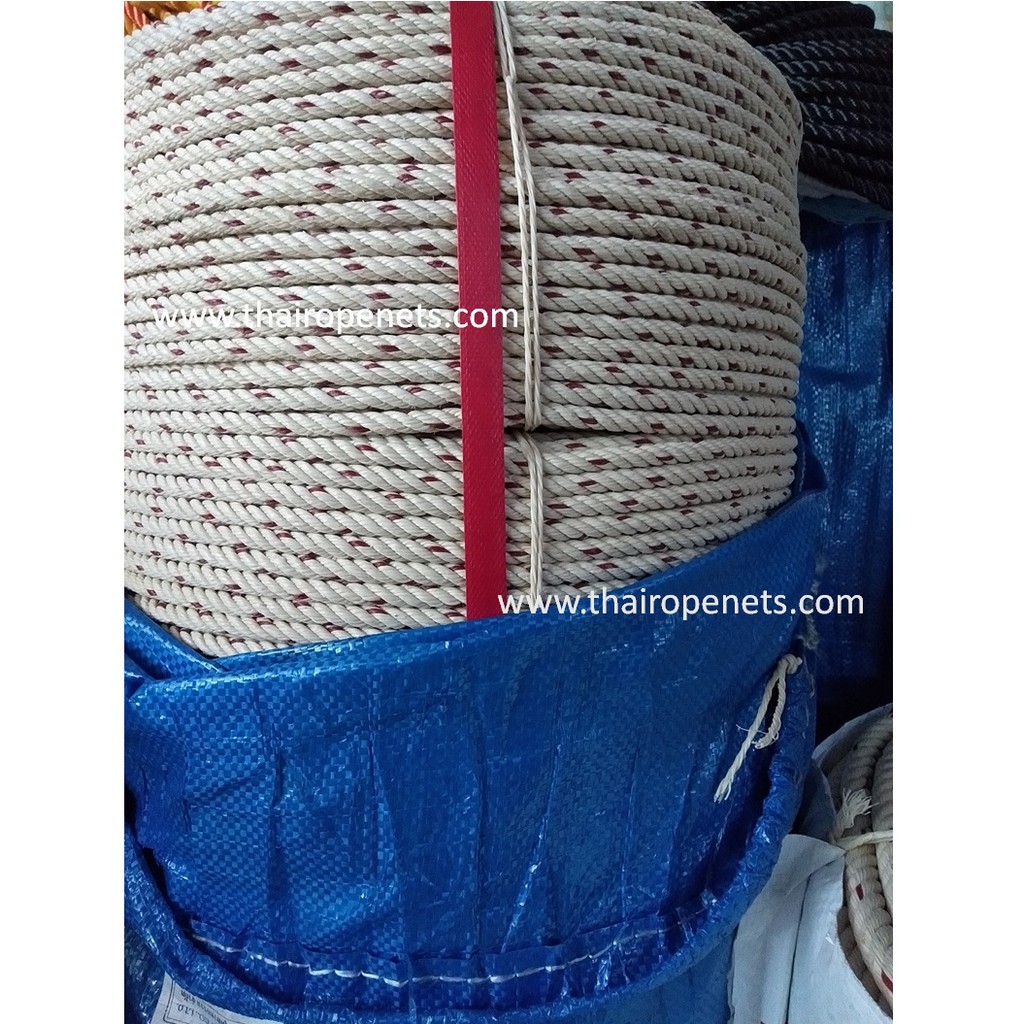 เชือกใยยักษ์ ขนาด 10 mm. ความยาว 200 เมตร/ม้วน ชักรอก โยงปั้มน้ำ งานก่อสร้าง พร้อมส่ง
