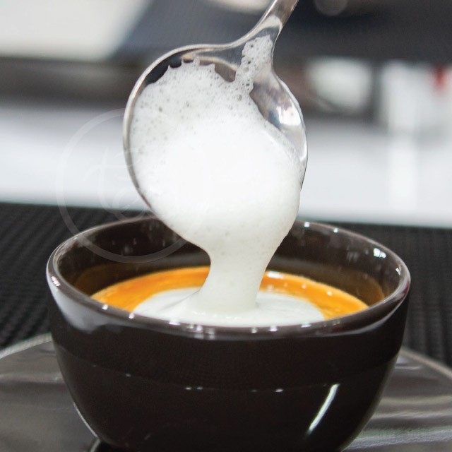 ช้อนสแตนเลส Milk Spoon ช้อนตักฟองนม คุณภาพดี เนื้อสแตนเลสหนา บรรจุ (1 ชิ้น) จำหน่ายโดย ทีอีเอ