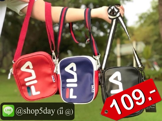 🔥กระเป๋าแฟชั่น สะพายข้าง Fila ฟิล่า No.flla PU0001