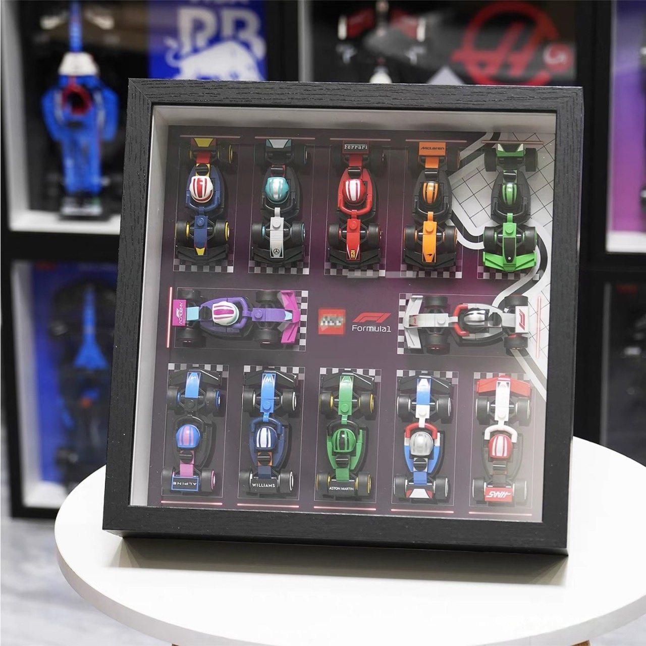 Display frame สำหรับ 71049 Collectables - F1 Race Cars [12 ทีม]