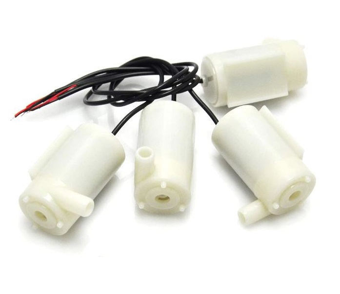 ปั๊มน้ำ DC 2.5-6V เสียงเงียบ Mini Micro Submersible Water Pump Low Noise Brushless Motor Pump 120L/H ปั้ม