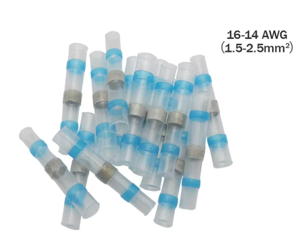 ท่อหดกันน้ำ แบบมีตะกั่วในตัว SST-S31 ใช้กับสายไฟขนาด 1.5-2.5 SQ.MM. แพ็คละ 10 ชิ้น solder ring heat shrink tube terminal waterproof