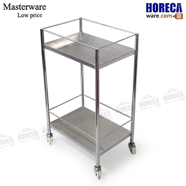 รถเข็นวางเครื่องดื่ม 2 ชั้น แมสเตอร์แวร์