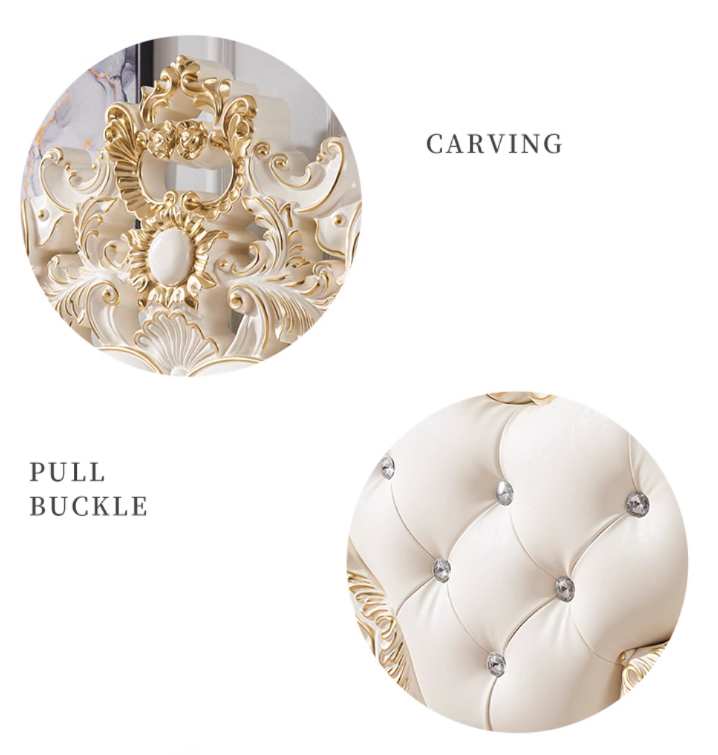 เตียงเจ้าหญิง เตียงหลุยส์ เตียงนอนหลุยส์ รุ่น Francy