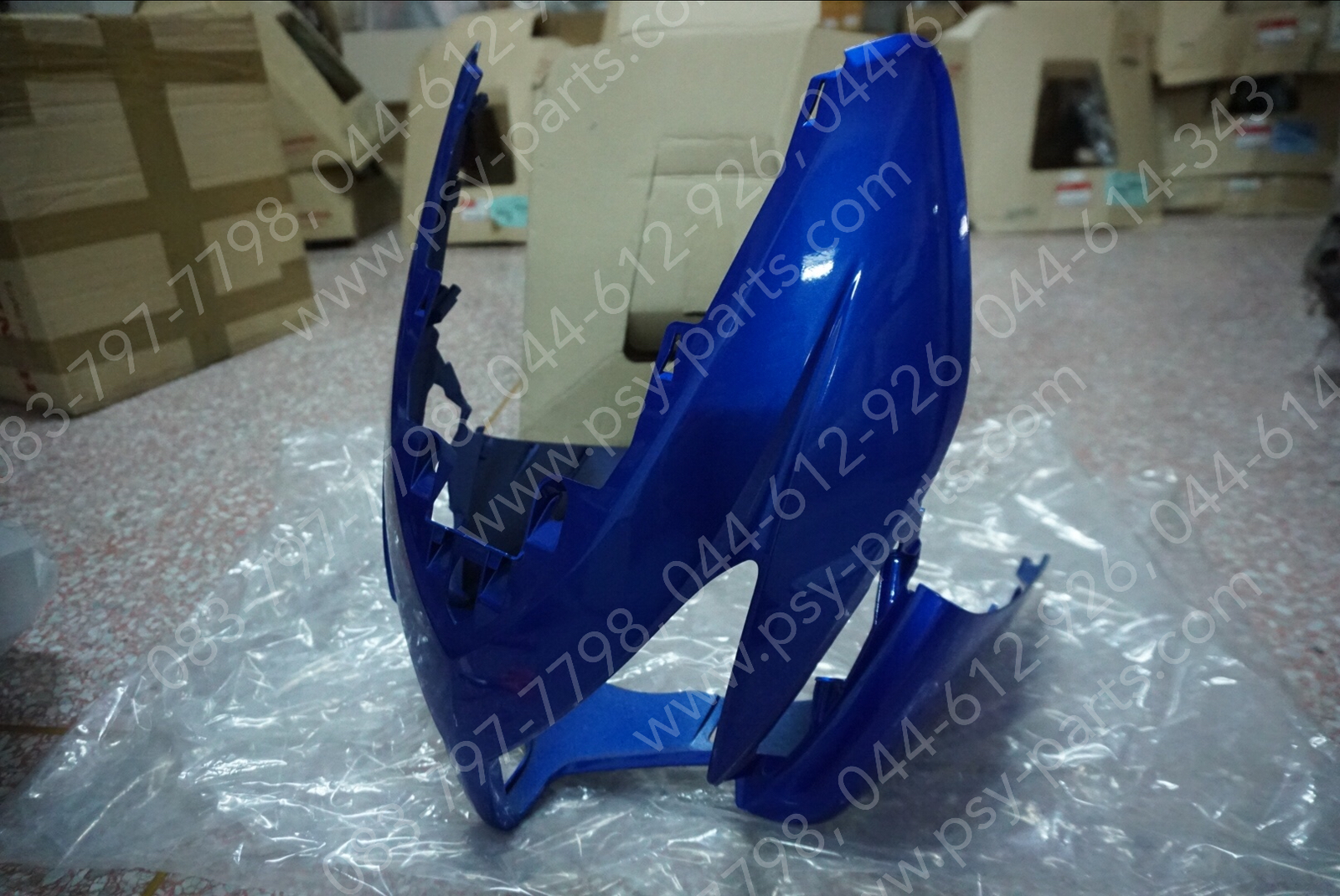 หน้ากากไฟหน้า CLICK แท้ๆ สีน้ำเงิน (B325) 64301-KVB-900ZB