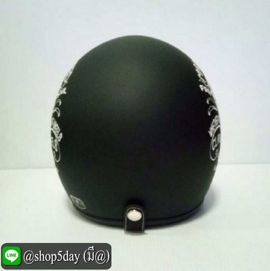 🔥ALTRAX หมวกกันน็อควินเทจคลาสสิค ราคาถูก รุ่น MAX SPEED นวมถอดซักได้ สีดำด้าน พร้อมชิวBUBBLE สีใส