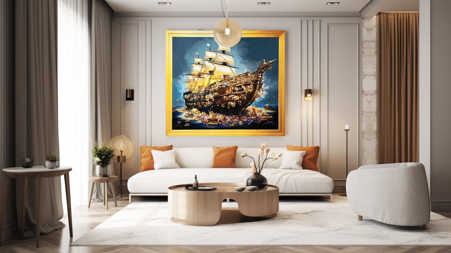 ศิลปะภาพพิมพ์เรือสำเภาขนทรัพย์ Junk_01