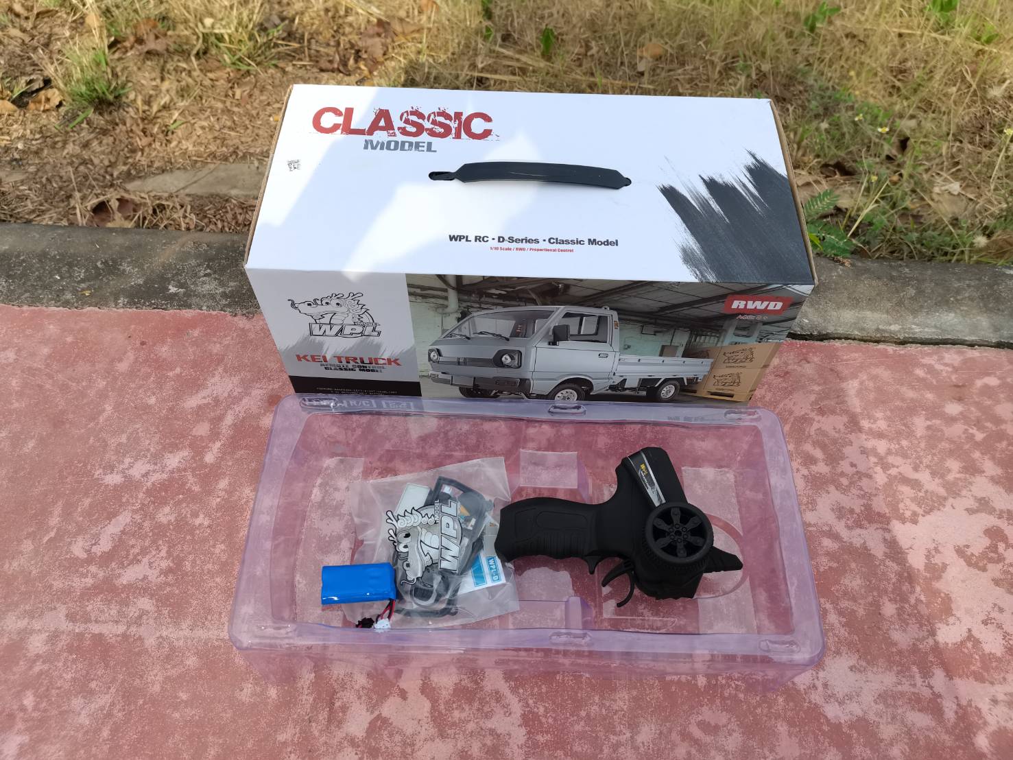 รถบังคับกระป๊อ Suzuki Carry RWD Drift Truck WPL D12 Crawler สินค้างานสเกลเหมือนจริง ชุดพร้อมเล่น