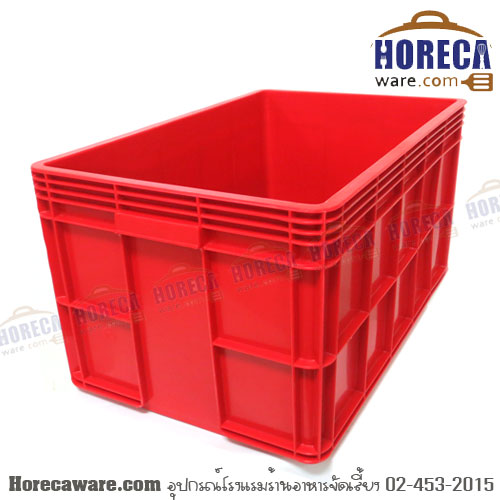 Large square crate, no126, red color, 37 * 57 * 29cm, easy to bring [ng-0126-rd]