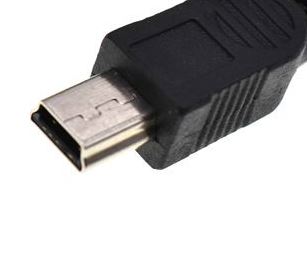 สาย USB mini ยาว 80CM mini USB extension cable mini USB cable T-shaped data cable USB2.0 A revolution to MINI male for Arduino