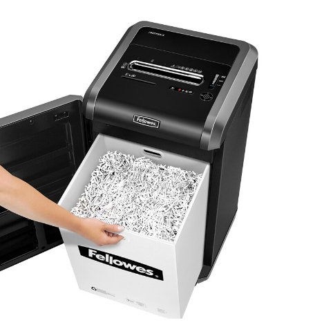 เครื่องทำลายเอกสารยี่ห้อFELLOWES รุ่น325Ci ทำลายเอกสารครั้งละ 22 แผ่น 83L