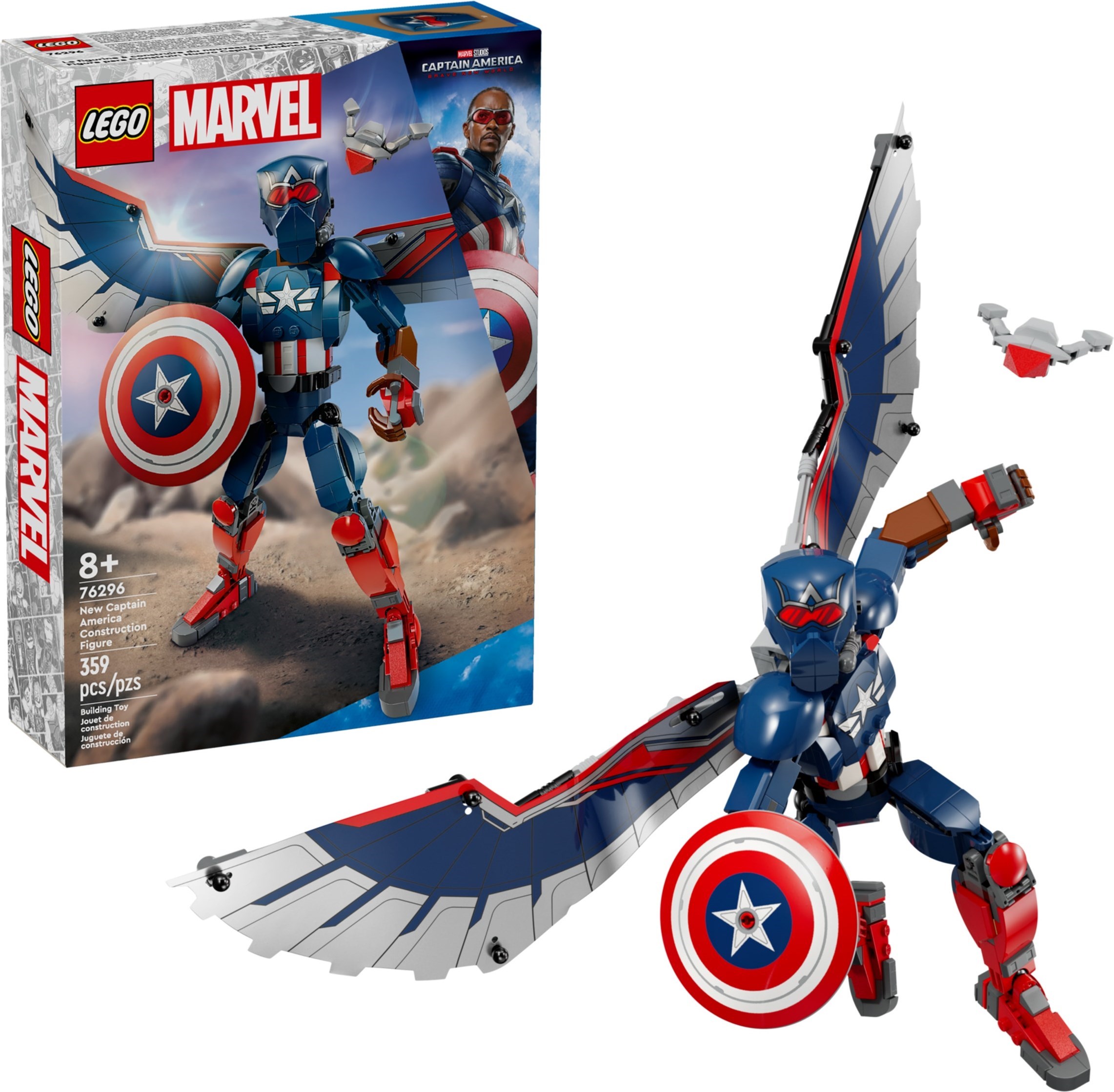 LEGO Super Heroes Marvel เลโก้ 76296 New Captain America Construction Figure