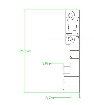 แขนยึดเซอร์โวมอเตอร์ สีเทา 25T Metal ALUMINIUM grey color Servo Horn Rocker Arm RC Servo motor