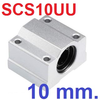 SCS10UU 10mm Linear Ball Bearing Block axis guide rail bearing seat bearing slider