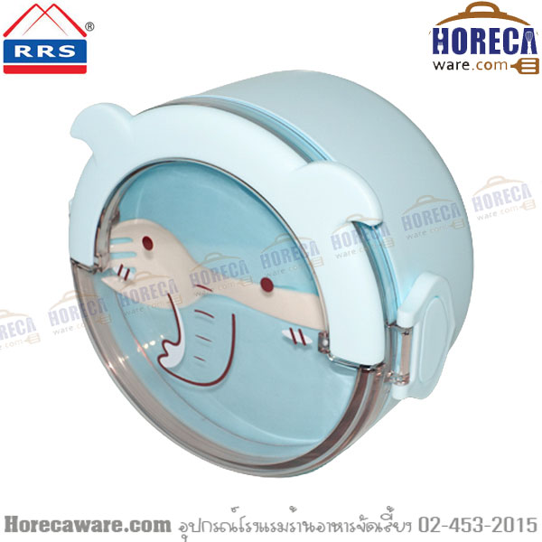 กล่องข้าวกลม มีหูหิ้ว 1000 ml [คละสี] อิ๊กคิว [eq530034]