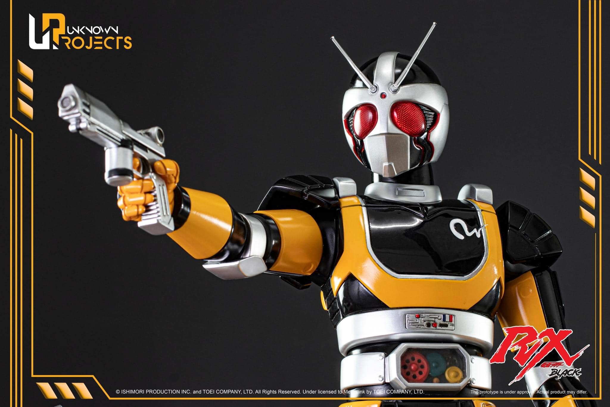 Unknown Projects Classic Signature Arte Series Masked Rider BLACK RX Roborider