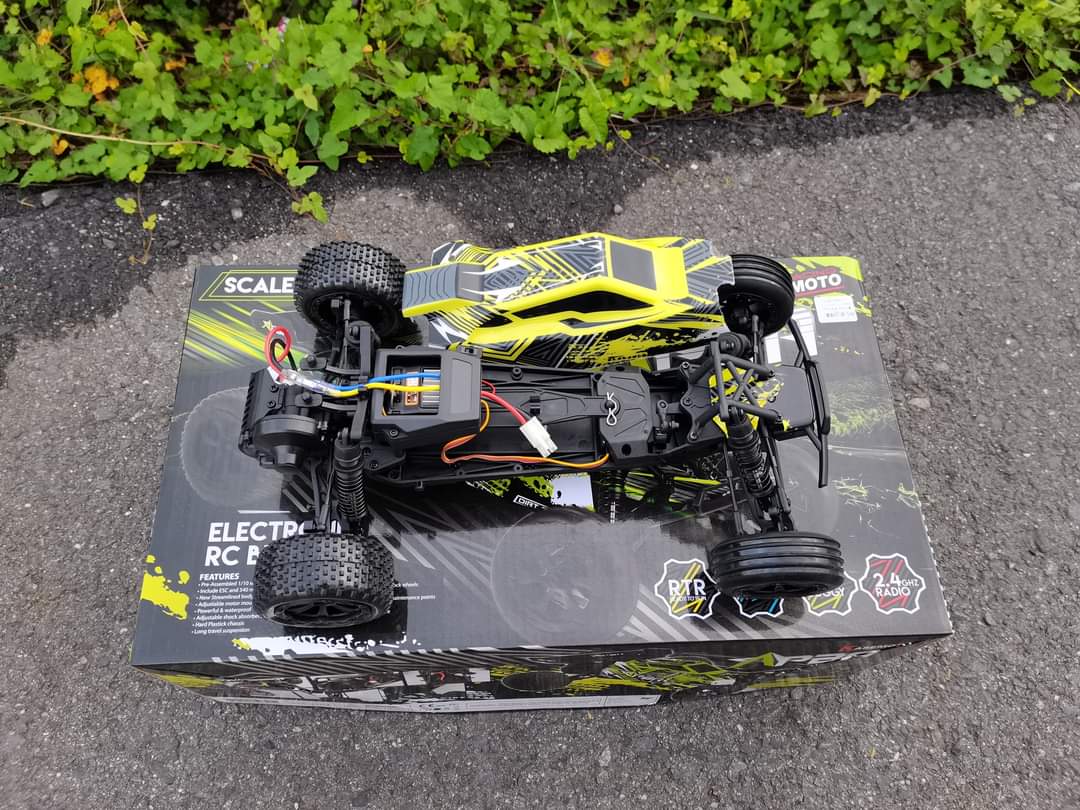 รถบังคับวิทยุ KASEMOTO APBA 1/10 BUGGY 2.4 GHZ 50KMH ชุดพร้อมเล่น ระบบโช๊คอัพ 4ล้อ