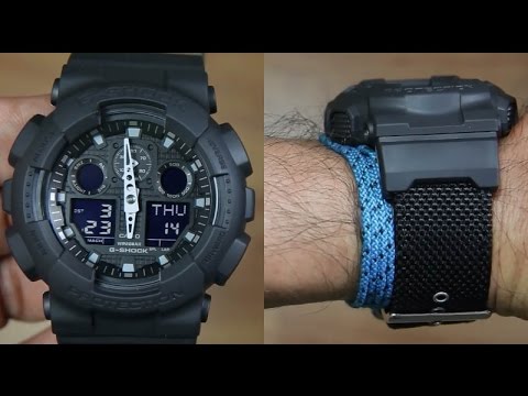 Casio G-shock ชาย GA-100BBN-1ADR