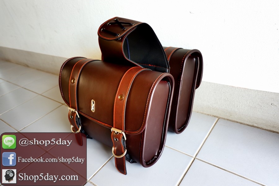 🔥กระเป๋าข้างมอไซค์ วินเทจ คลาสสิค