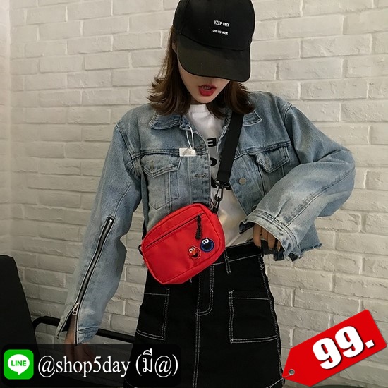 ⚡️กระเป๋าสะพายข้าง EM สุดน่ารัก 🤩 ELmo (เอลโม่)