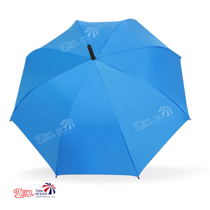 Leo ร่มยาว ออโต้-เปิด ขนาด24นิ้ว ผ้าเคลือบยูวีกันแดด (ขายส่ง) 12 คันต่อกล่อง