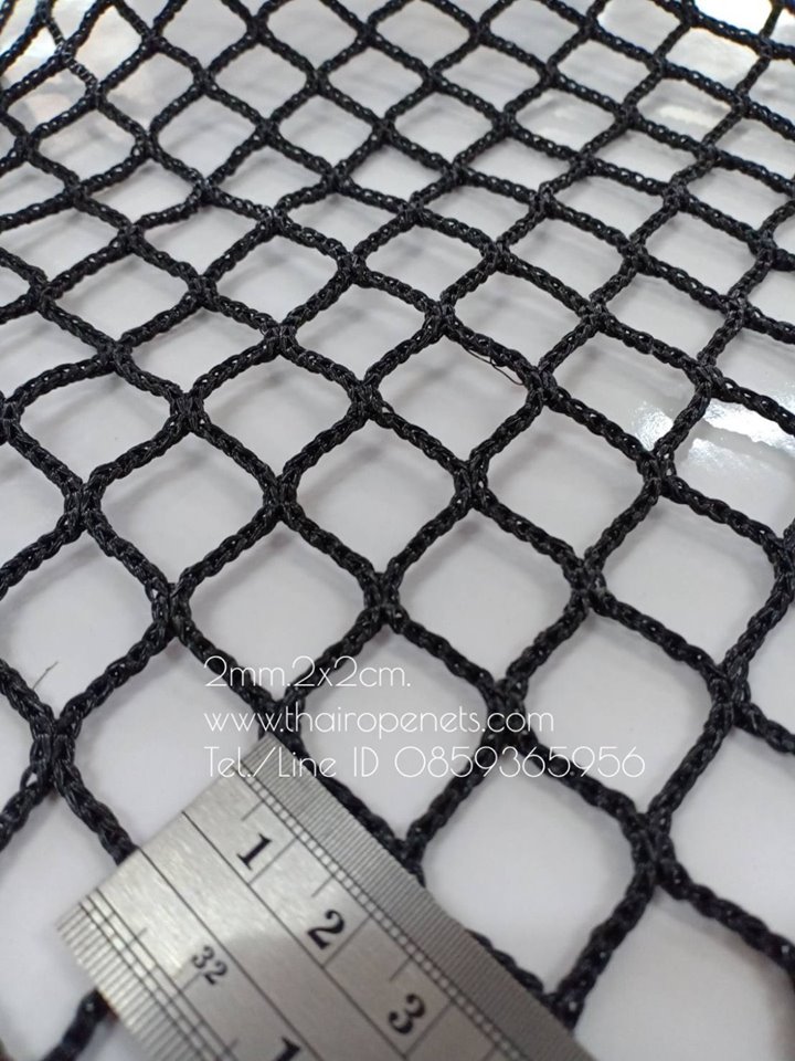 ตาข่ายกันตก ขนาด 3x5 m.Safetynet HDPE กันคนตก กันเศษวัสดุจากงานก่อสร้าง พร้อมส่ง