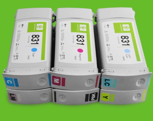 หมึกHP 831B 775-ml Yellow Latex Ink Cartridge (CZ691A)เทียบเท่า