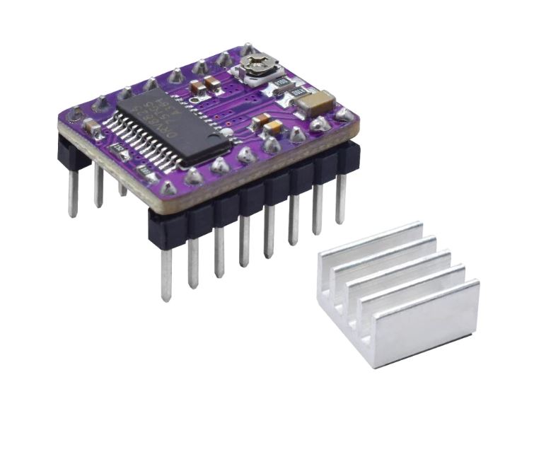 Drv8825 Stepper Motor Driver With Heatsink Reprap 4-Layer Pcb Board 3d Printer