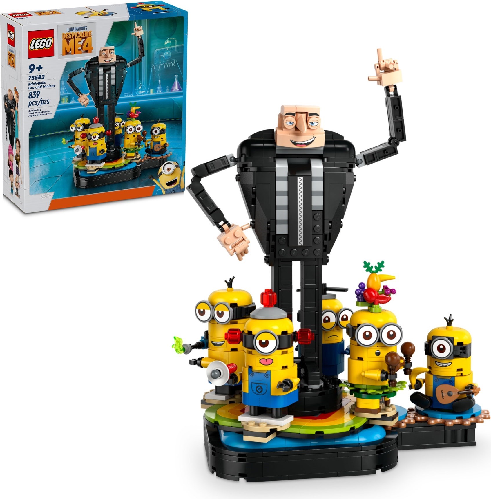 LEGO Minions THE RISE OF GRU DESPICABLE ME เลโก้ 75582 Brick-Built Gru and Minions