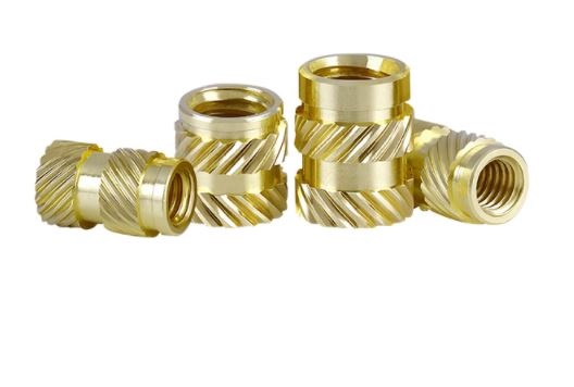 น็อตฝัง M4*8*6 mm. Brass Hot Melt Inset Nuts หัวน็อตแบบฝัง