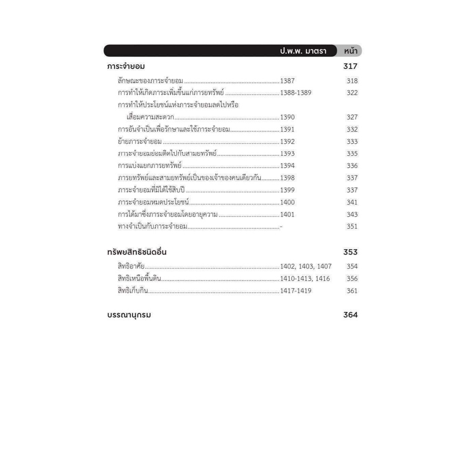 แนวคำพิพากษาฎีกา ทรัพย์ ทรัพย์สิน (โชต อัศวลาภสกุล) ปีที่พิมพ์ : พฤศจิกายน 2564