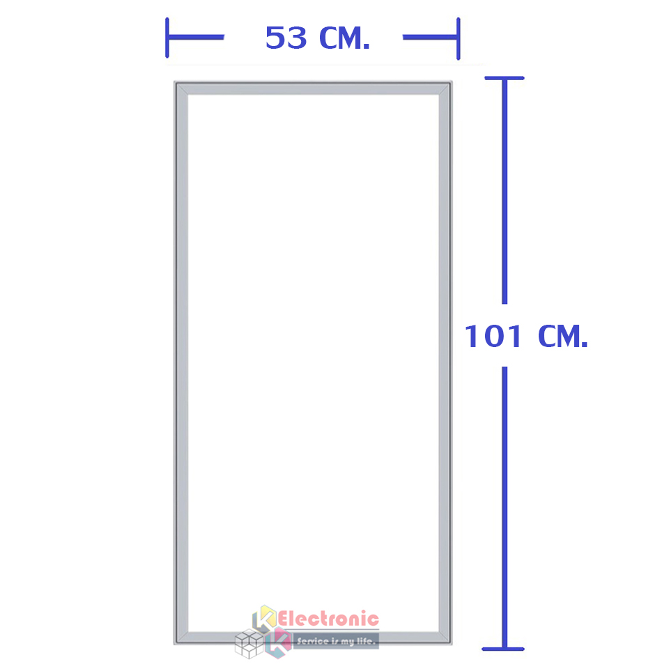 ขอบยางประตูตู้เย็น-Mitsubishi(มิตซูบิชิ)-สำหรับรุ่น-MR-17G/MR-17H/MR-17J/MR-17K/MR-17M/MR-17N-อะไหล่แท้ ใส่ง่าย/ขนาด 53*101เซนติเมตร