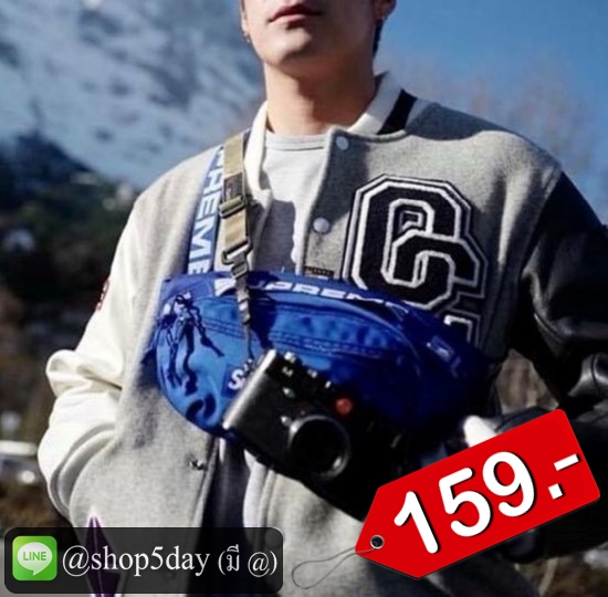 🔥กระเป๋าแฟชั่น กระเป๋าคาดอก Supreme No.B33001