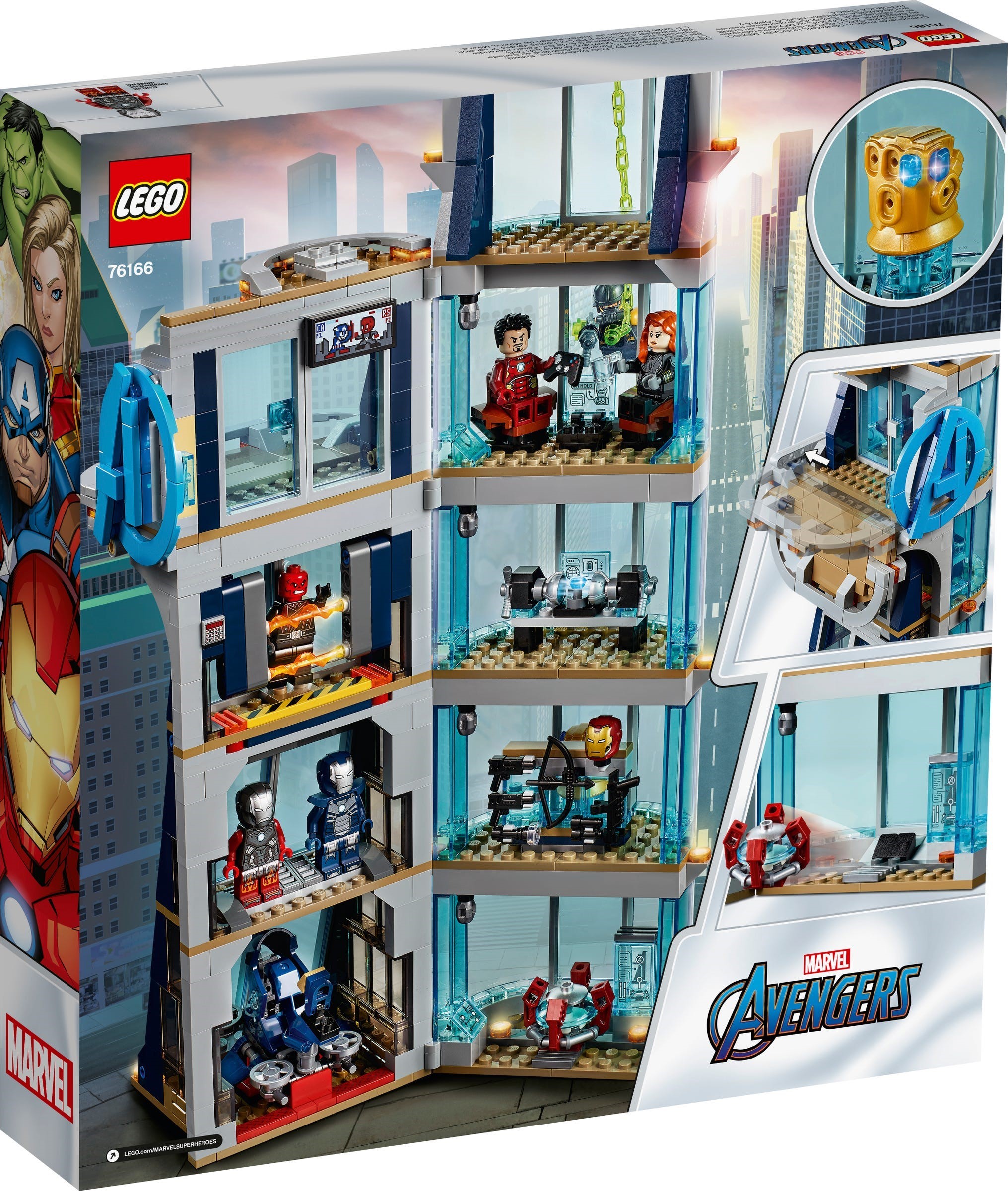 LEGO Superheroes Marvel เลโก้ 76166 Avengers Tower Battle