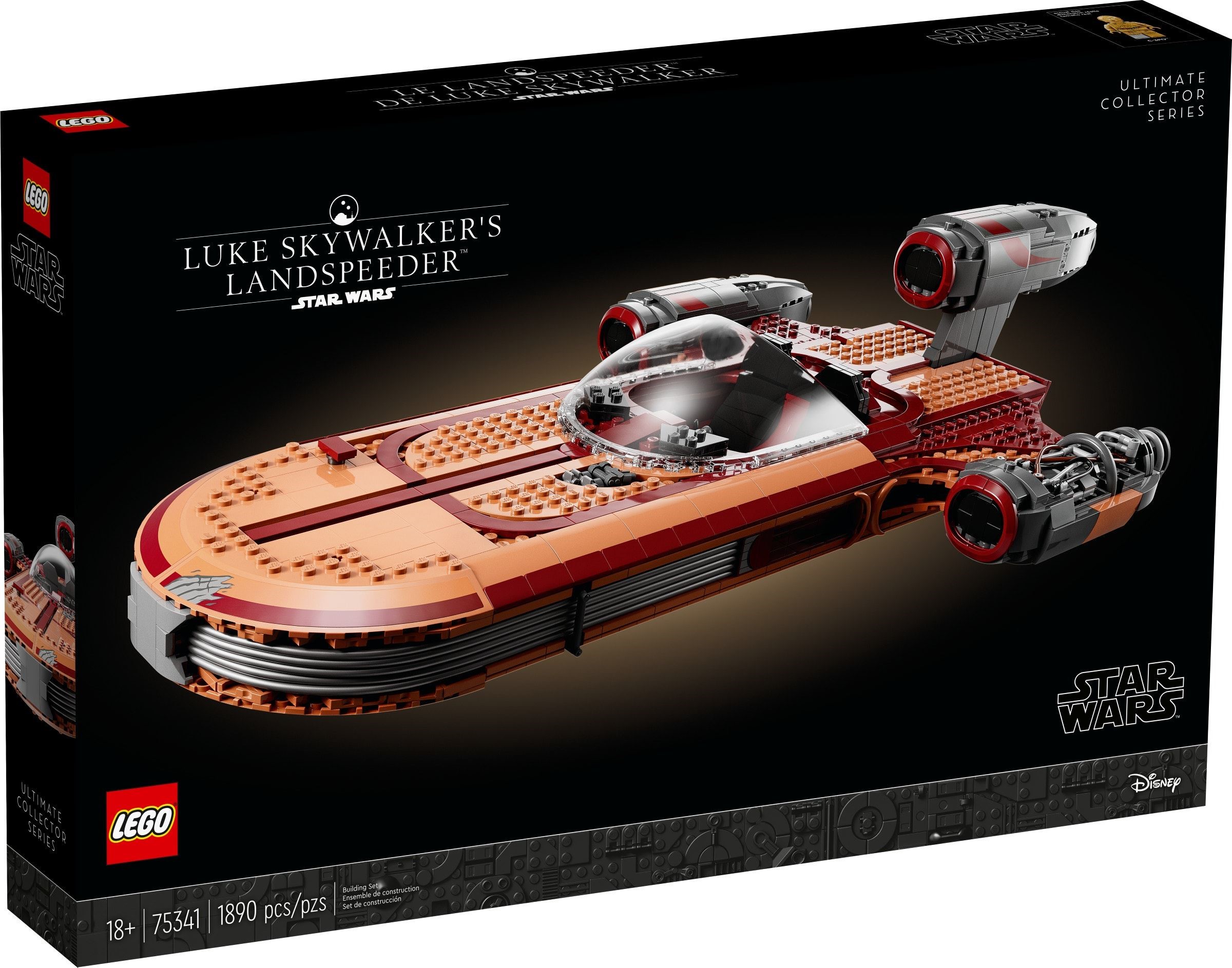 LEGO เลโก้ Star Wars 75341 Luke Skywalker's Landspeeder