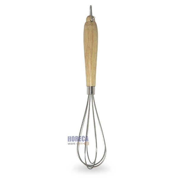 Egg whip 24cm, wooden handle, New Line