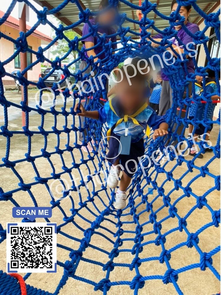 Review ClimbingNets ตาข่ายปีนป่าย สนามเด็กเล่น ค่ายลูกเสือ