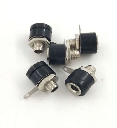 ปลั๊กกล้วย ตัวเมีย 4mm สีดำ Banana socket banana plug banana head 4MM บานานาปลั๊ก ตัวเมีย Banana Jack panel Terminal audio accessories