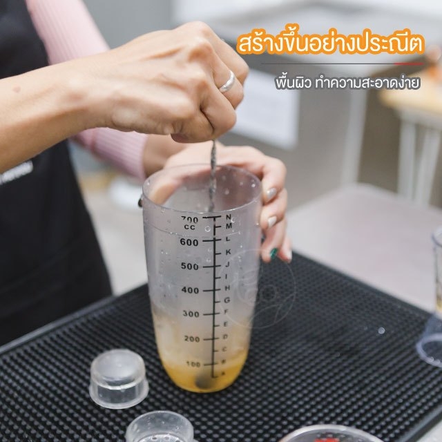 ช้อนคนเหล็ก Mix Stainless Spoon ช้อนคนค็อกเทล ปลายส้อม ความยาว 25cm ช้อนชงกาแฟ จำหน่ายโดย ทีอีเอ